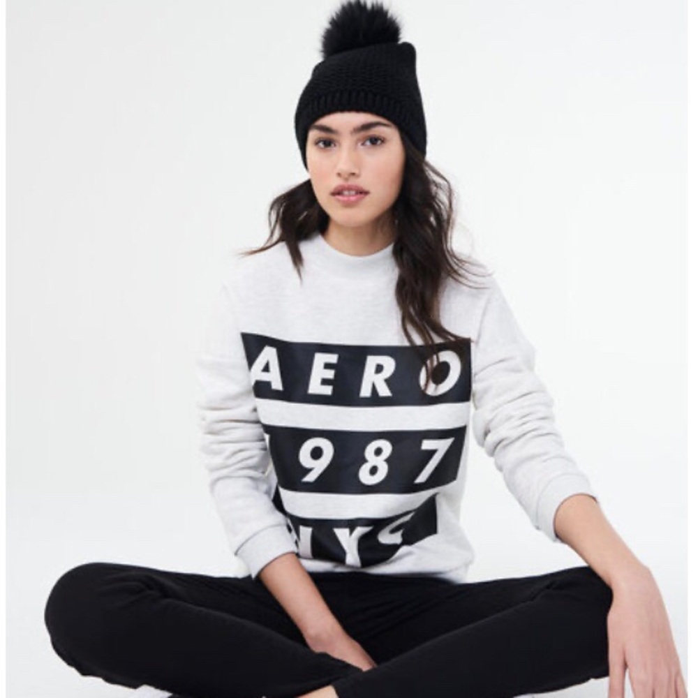 NWOT AERO 1987 NYC CREW SWEATSHIRT